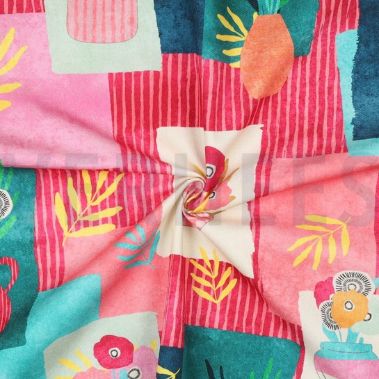 CANVAS DIGITAL TOSSED VASES NERIDA HANSEN HELLROSA #7