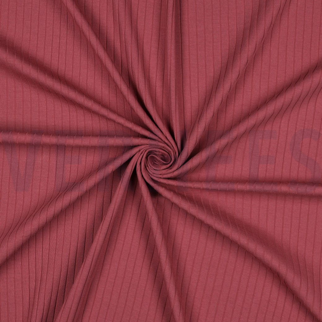 RIB JERSEY BIG DARK BLUSH #7