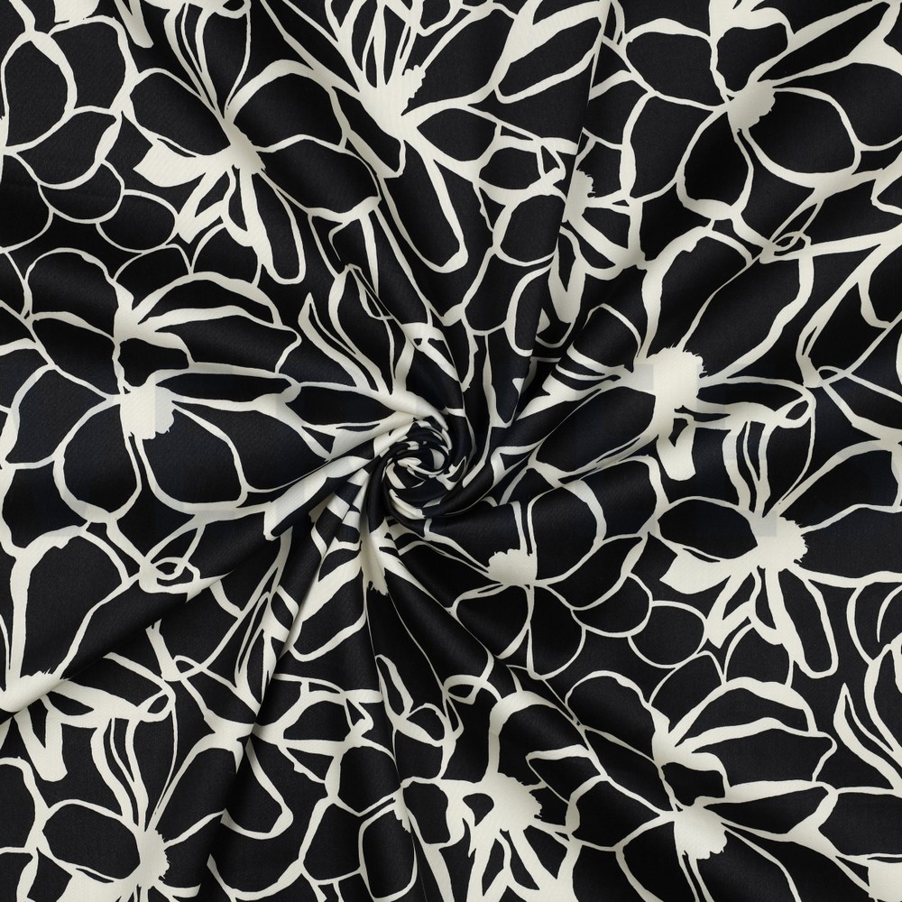 BAUMWOLLE SATIN MAGNOLIA NERIDA HANSEN SCHWARZ #7
