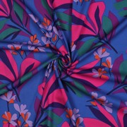 VISCOSE ROSELLA STRETCH SPRING GARDEN NERIDA HANSEN KONINGSBLAUW (thumbnail) #3