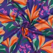 VISCOSE ROSELLA STRETCH SPRING GARDEN NERIDA HANSEN KONINGSBLAUW (thumbnail) #3