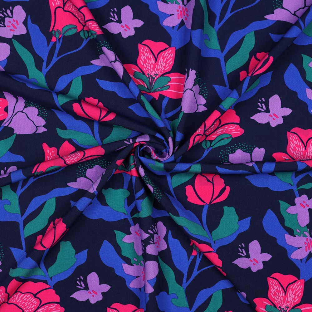 LENZING™ ECOVERO™ AMIRA FLORAL NERIDA HANSEN NAVY #7