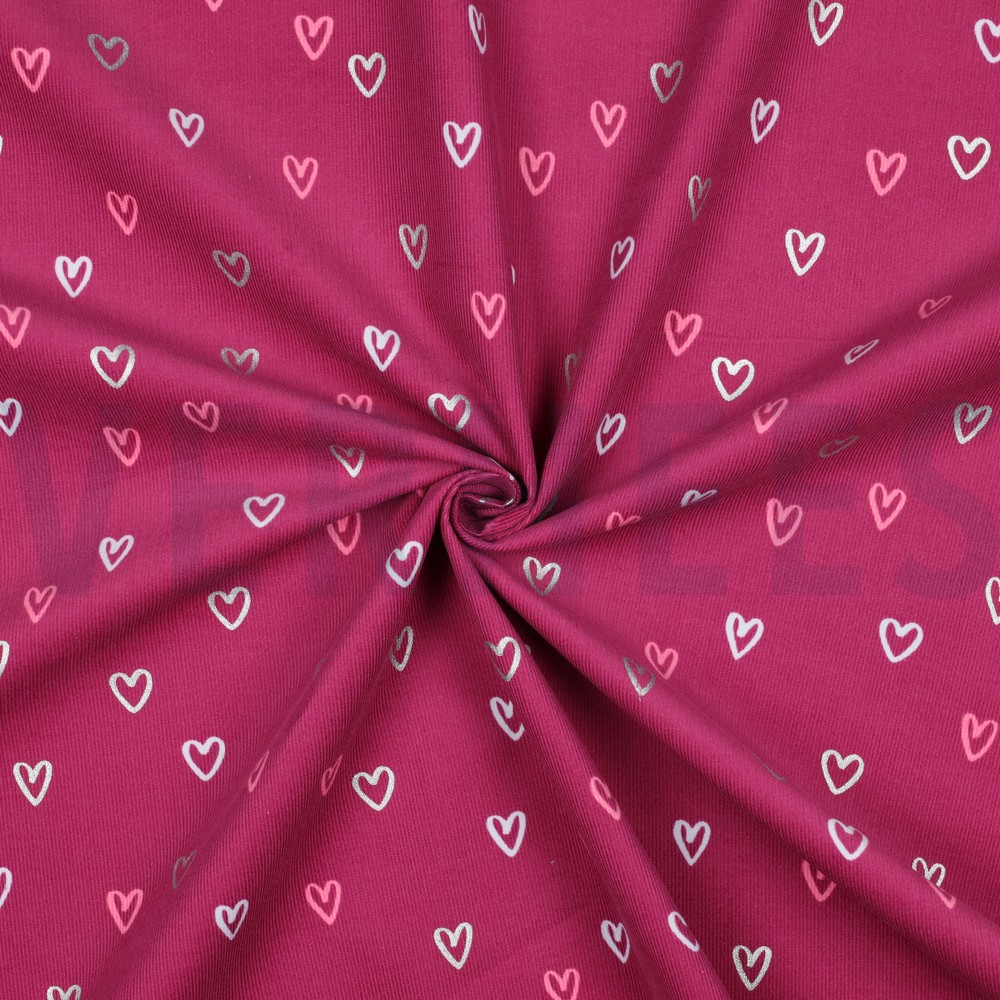 CORDUROY BABYRIB FOLIE HARTEN FUCHSIA #7