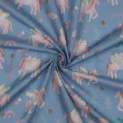 FINE POPLIN DIGITAL UNICORNS LIGHT BLUE (thumbnail) #3