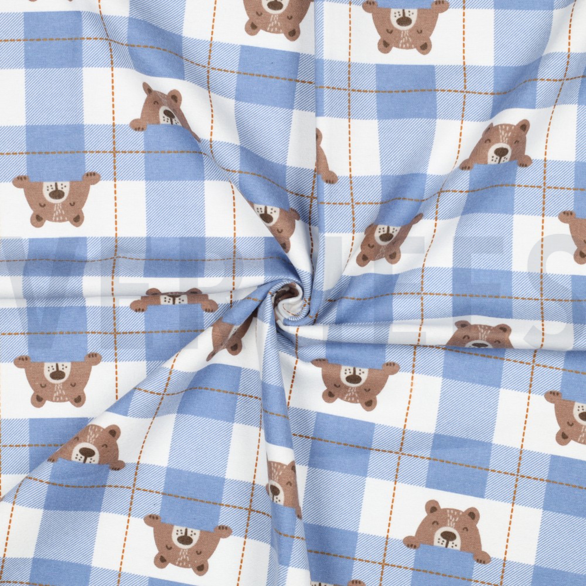 FLANNEL BEARS CHECKS JEANS (high resolution) #3