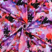 FRENCH TERRY DIGITAAL BLOEMEN LAVENDEL (thumbnail) #3