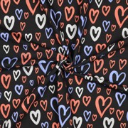 JERSEY GLITTER HARTEN ZWART (thumbnail) #3