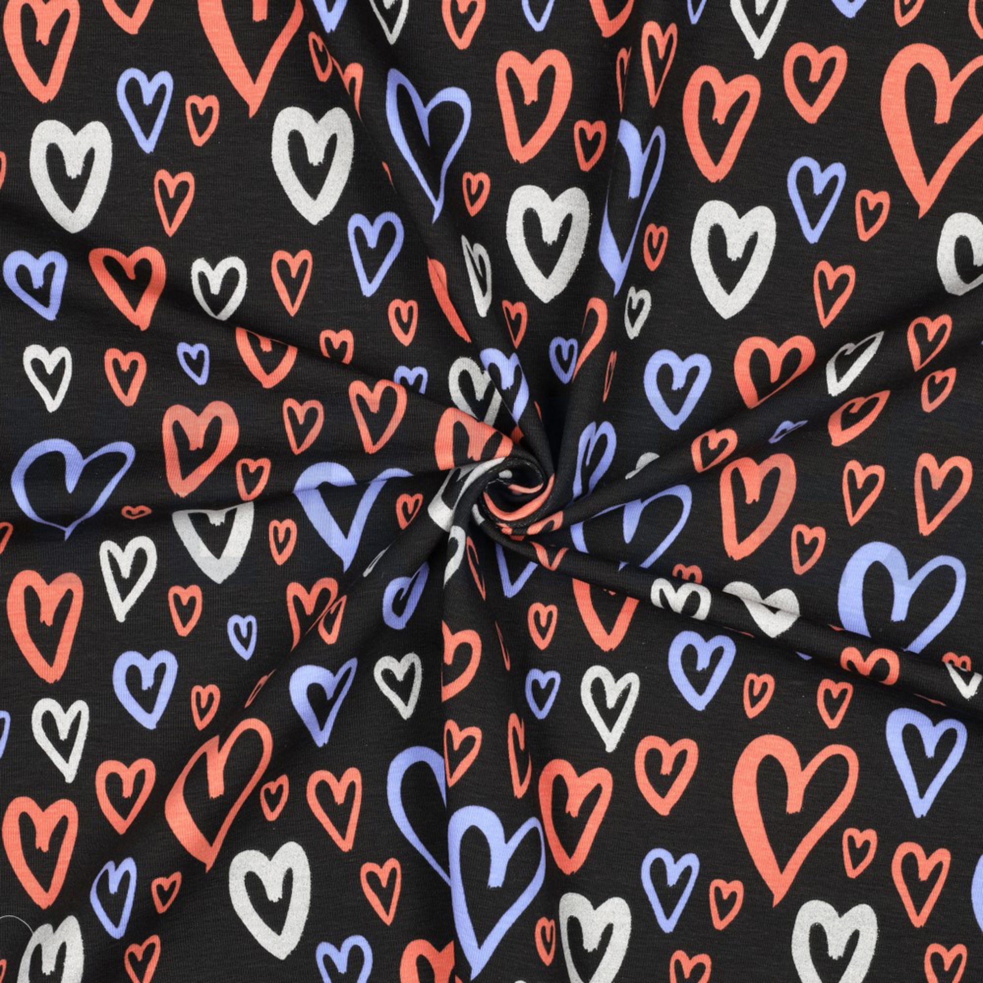 JERSEY GLITTER HARTEN ZWART (high resolution) #3