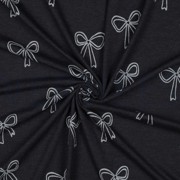 JERSEY MELANGE GLITTER BOWS INDIGO MELANGE (thumbnail) #3