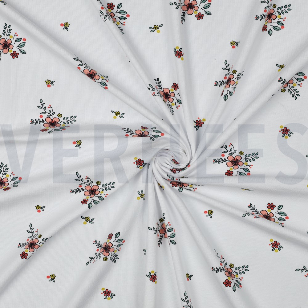 JERSEY GOTS BLUMEN WEISS #7
