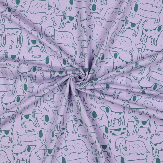 JERSEY CHIENS LILAS #7