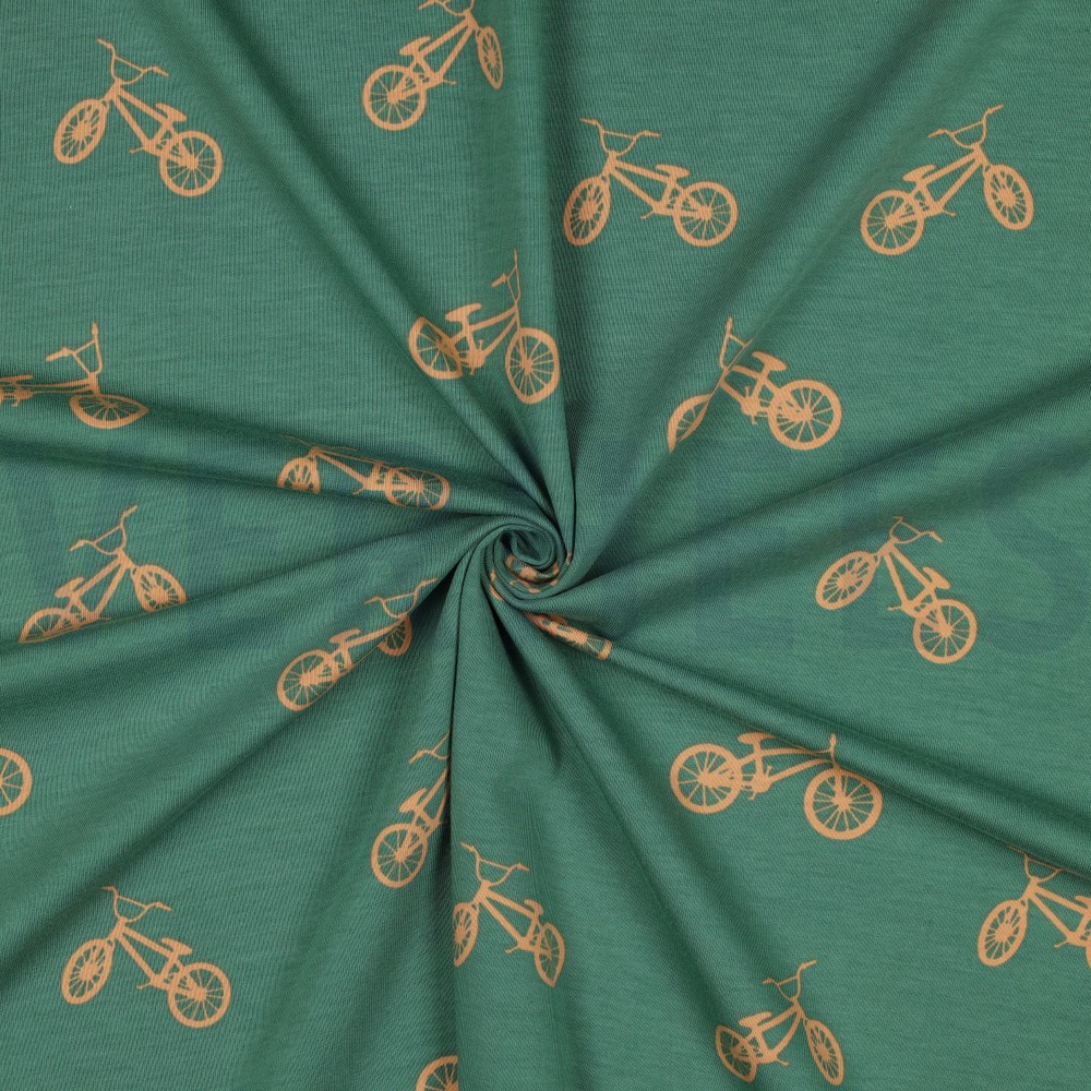 JERSEY BMX FIETSEN DONKERGROEN #7