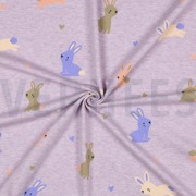 JERSEY MELANGE KANINCHEN LILA MELIERT (thumbnail) #3