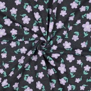 SWEAT MELANGE BLUMEN INDIGO MELIERT (thumbnail) #3