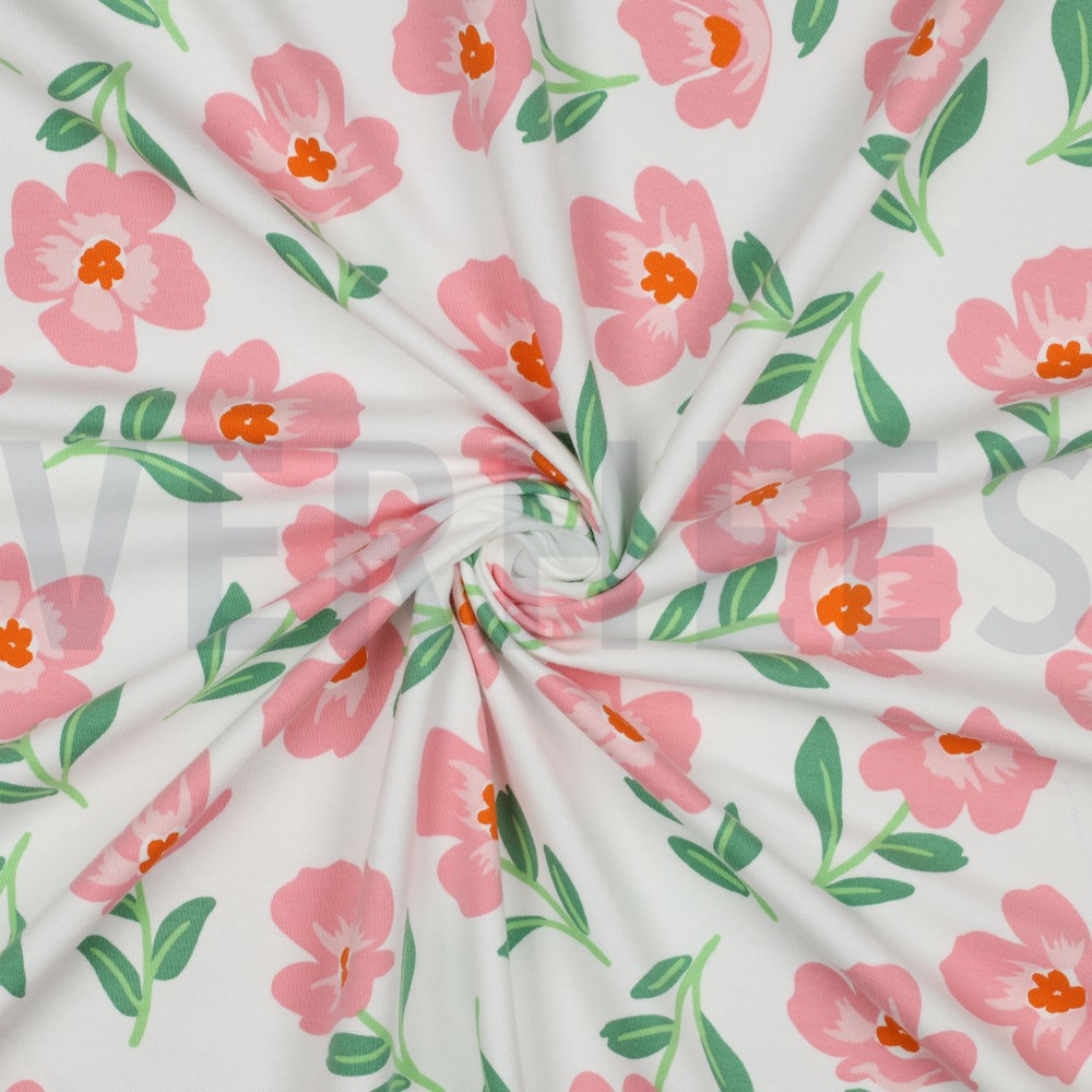 SOFT SWEAT BLOEMEN ECRU #7