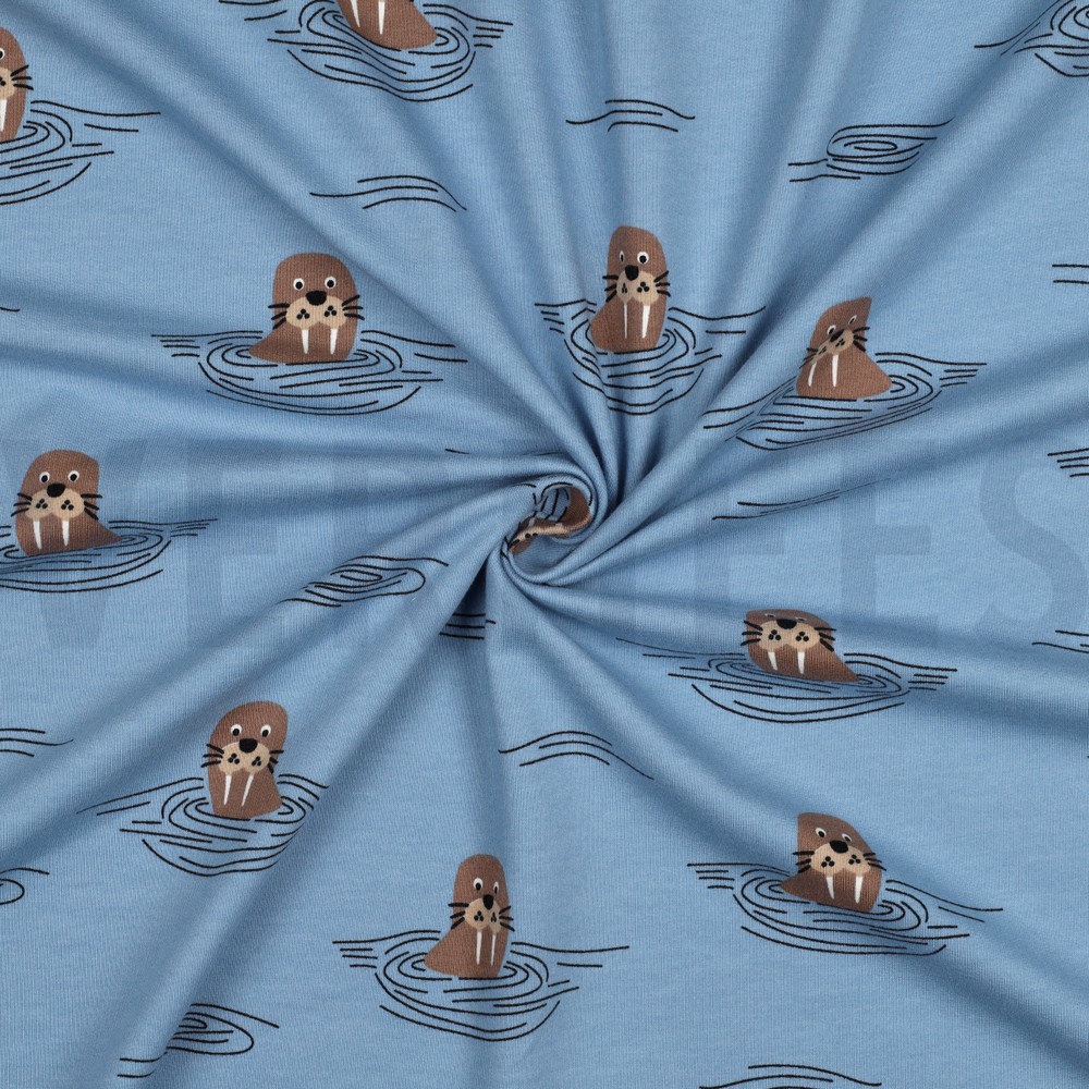 SOFT SWEAT WALRUSSEN JEANSBLAUW #7