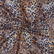 DOUBLE GAZE DE COTON PEAU D’ANIMAL SABLE CLAIR (thumbnail) #3