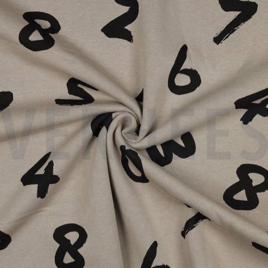 JOGGING CHIFFRES TAUPE #7