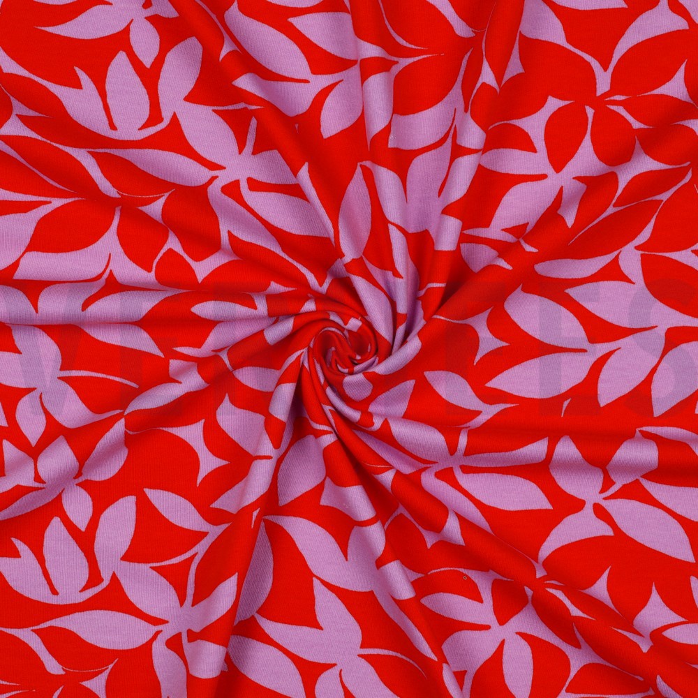 SOFT SWEAT BLÄTTER ROSA/ROT #7