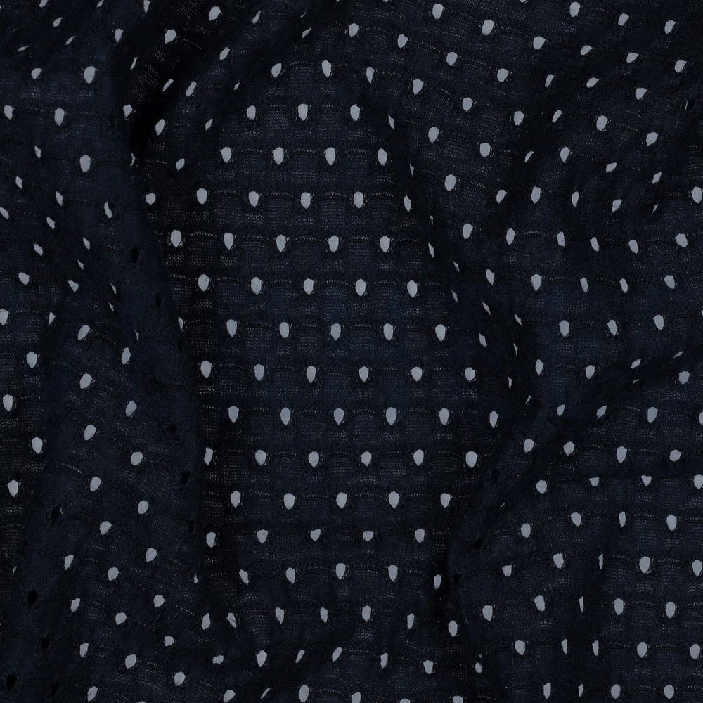 EYELET STRETCH MARINEBLAUW #7
