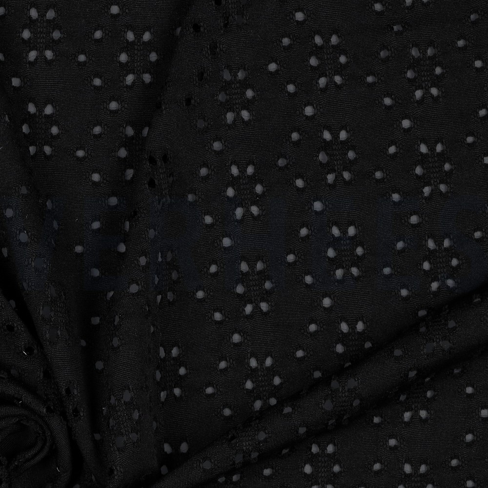 EYELET STRETCH ZWART #7