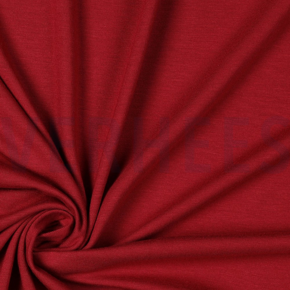 BAMBUS BAUMWOLL JERSEY KIRSCHROT #7