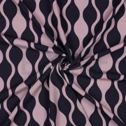 LENZING™ ECOVERO™ ABSTRACT MARINEBLAU/MAUVE (thumbnail) #3