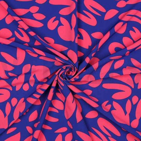 MAGNOLIA STRETCH ABSTRACT KOBALTBLAUW #7
