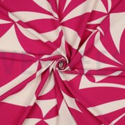 MAGNOLIA STRETCH GEOMETRISCH FUCHSIA (thumbnail) #3