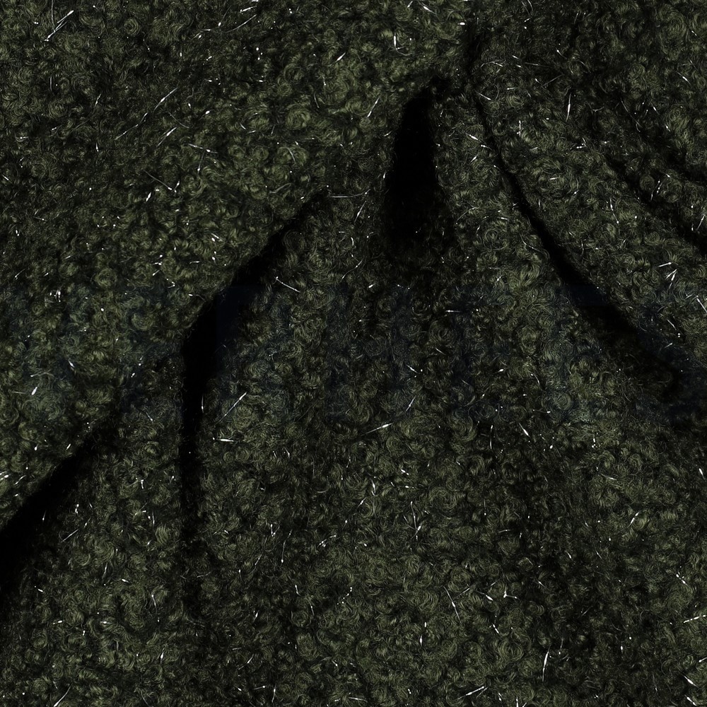 BOUCLÉ LUREX DUNKELGRÜN #7