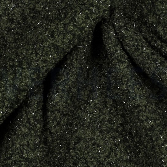 BOUCLÉ LUREX DUNKELGRÜN #7