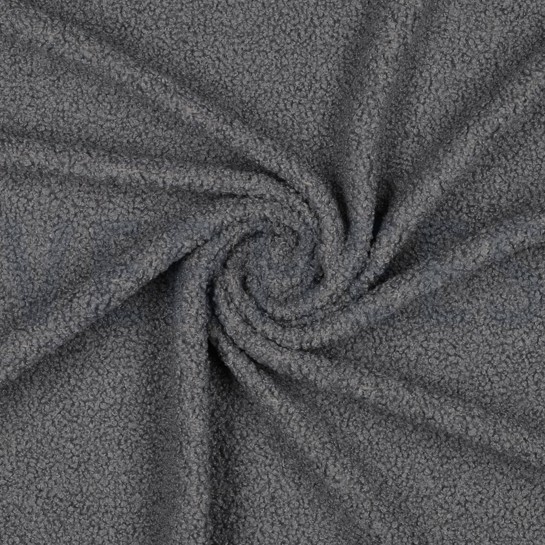 TEDDYSTOFF KUNSTPELZ GRAU #7