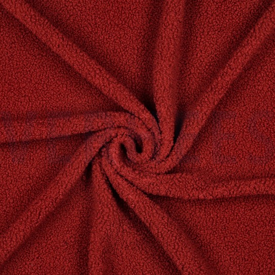 TEDDYSTOFF KUNSTPELZ ROT #7