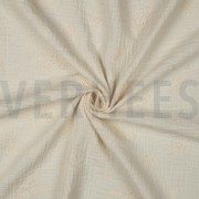 MUSSELIN STICKEREI BLUMEN NATUR (thumbnail) #3