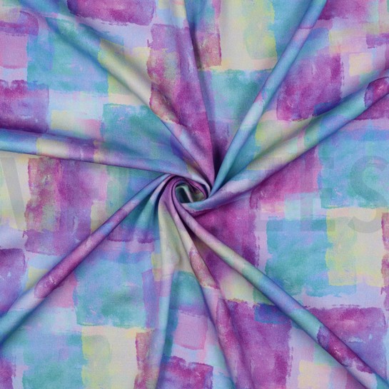 VISKOSE ROSELLA STRETCH DIGITAL FORMEN LILA/VIOLETT #7