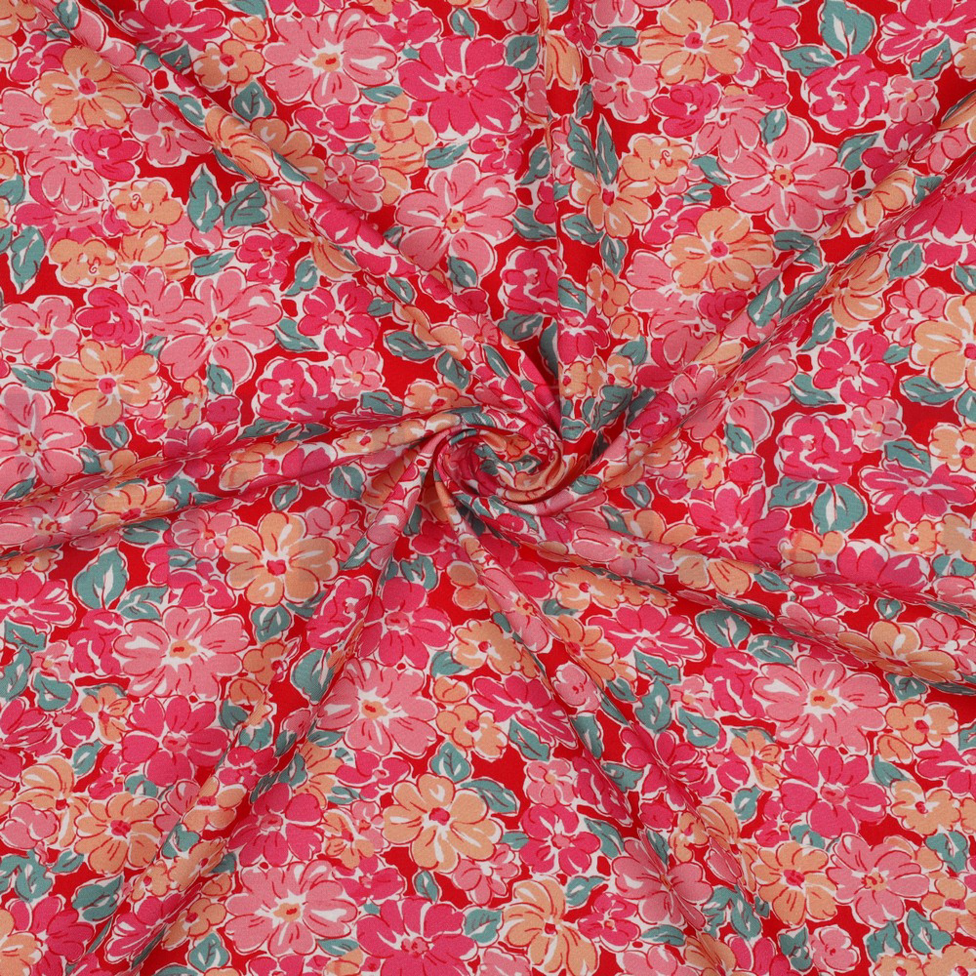 VISCOSE RADIANCE DIGITAAL BLOEMEN FUCHSIA (high resolution) #3