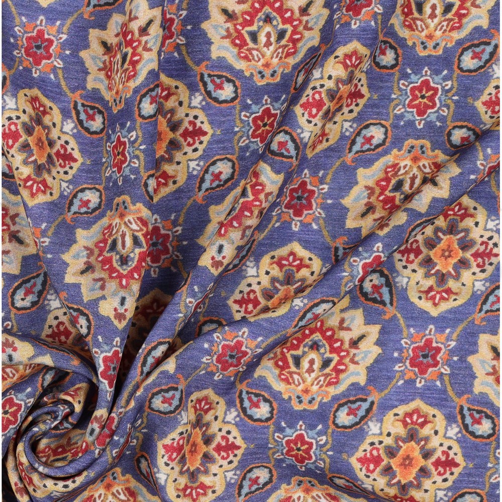 VISCOSE RADIANCE DIGITAL PAISLEY MULTICOLOUR #7