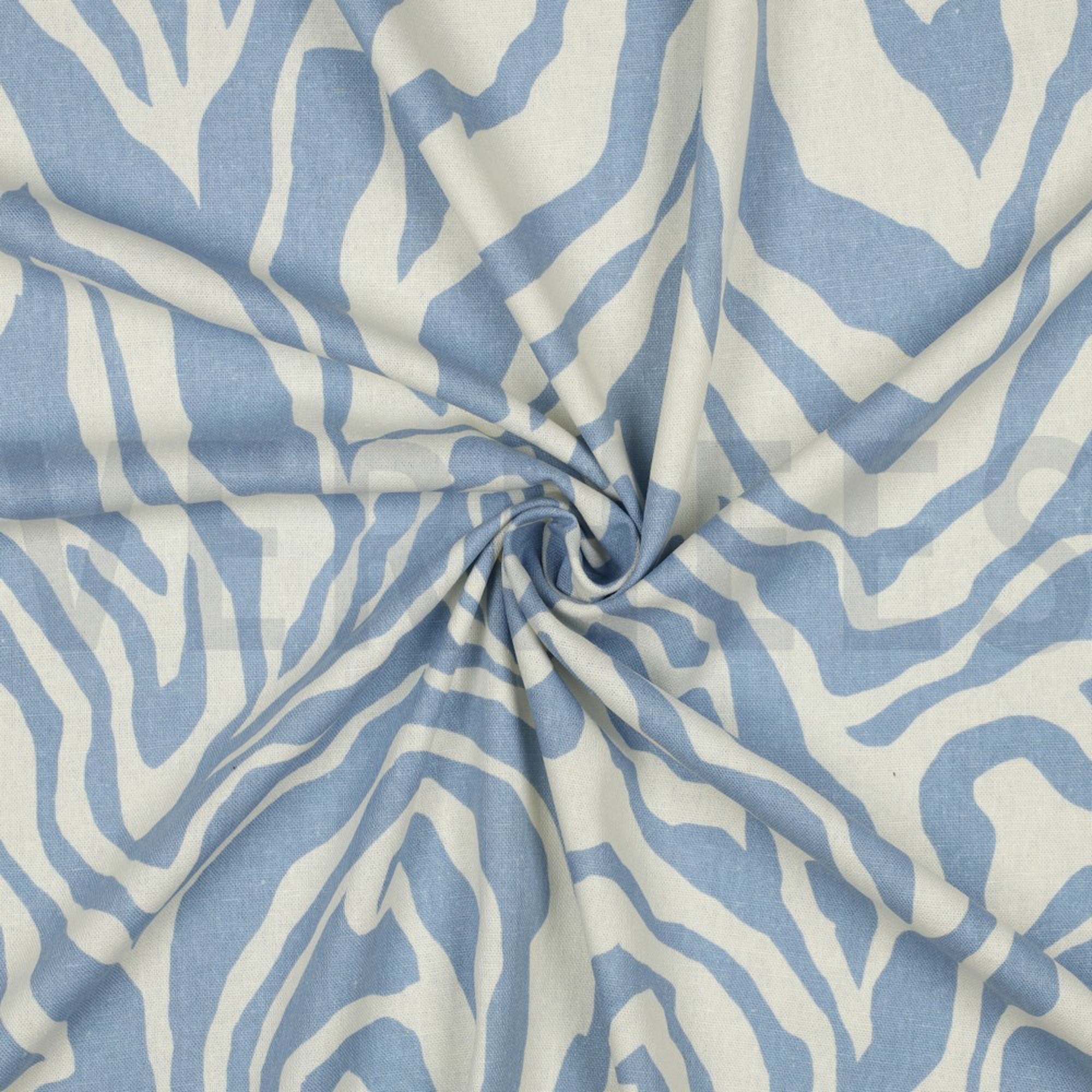 LEINEN VISKOSE TIERHAUT BLAU (high resolution) #3