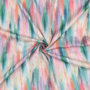 VISCOSE LUREX DIGITAL ABSTRACT GREEN (thumbnail) #3