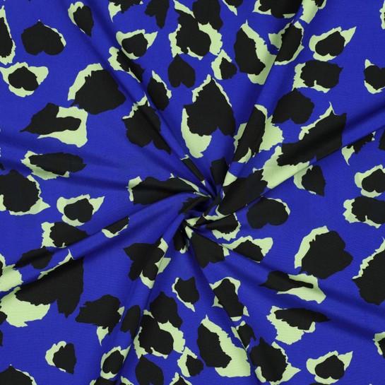 VISKOSE RADIANCE TIERHAUT KOBALTBLAU #7