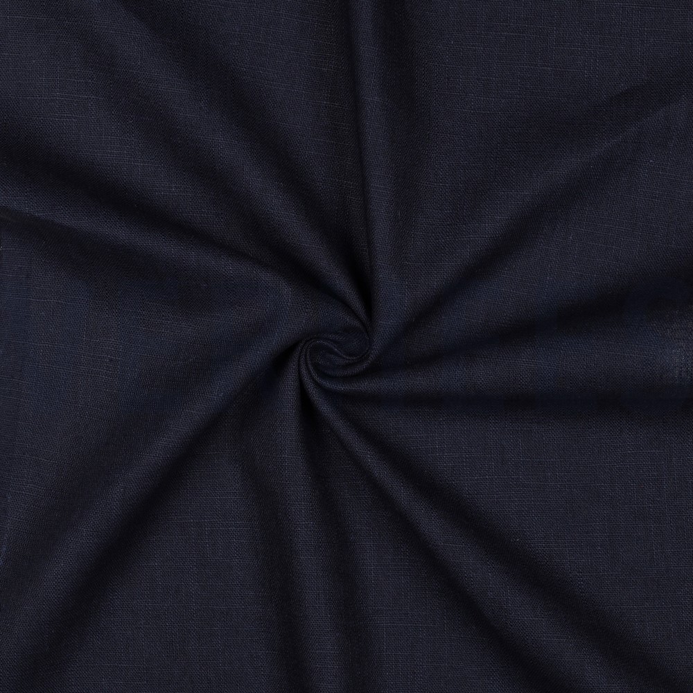 LINNEN GEWASSEN 230 GM2 MARINEBLAUW #7