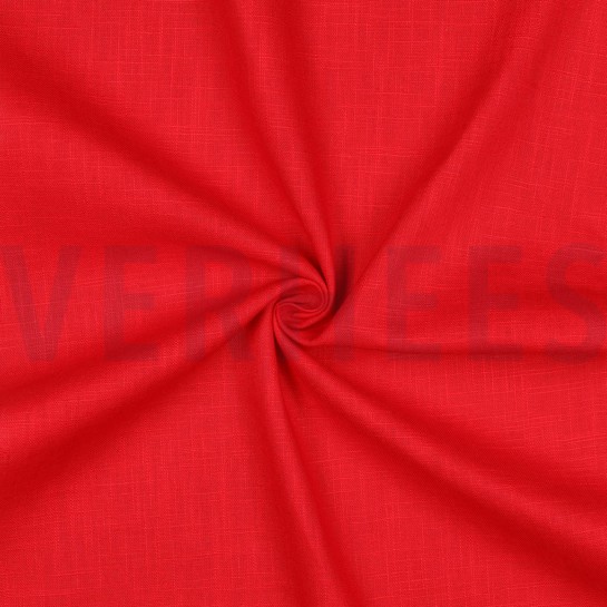 LEINEN GEWASCHEN 230 GM2 ROT #7