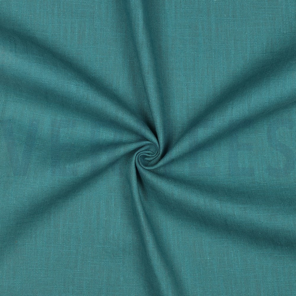 LINNEN GEWASSEN 230 GM2 DONKER CYAN #7