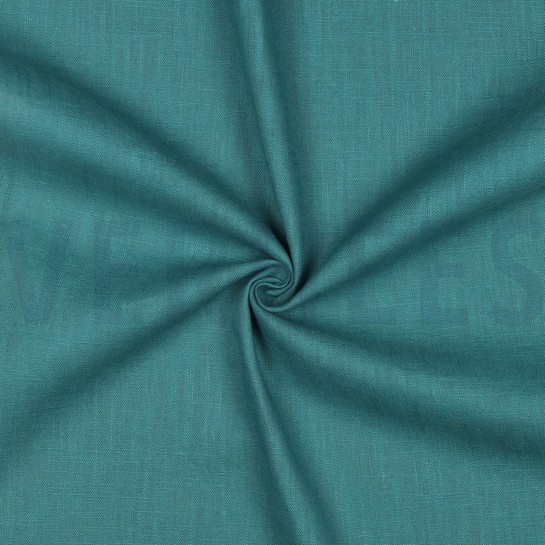 LINNEN GEWASSEN 230 GM2 DONKER CYAN #7
