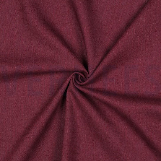 LINEN WASHED 230 gm2 WINE RED #7