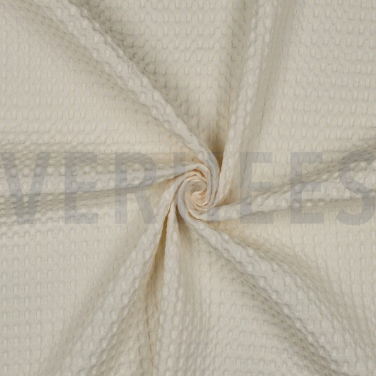 COTON NID D'ABEILLE GRAND ÉCRU #7