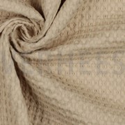 BAUMWOLLE WAFFEL GROß SAND (thumbnail) #3