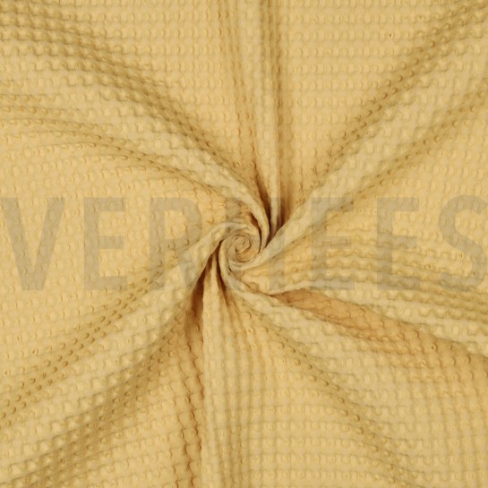 COTTON WAFFLE BIG SOFT YELLOW #7