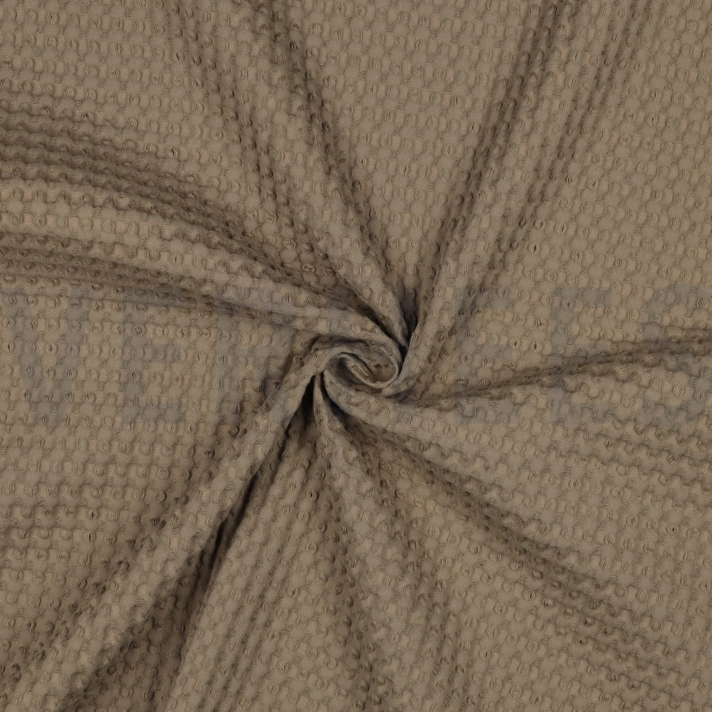 COTTON WAFFLE BIG TAUPE #7