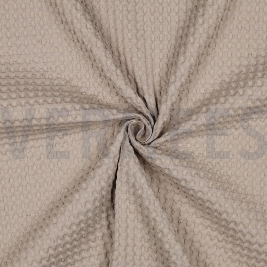 BAUMWOLLE WAFFEL GROß SAND #7